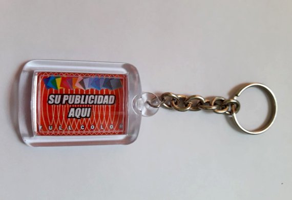 Llavero de acrílico para publicidad