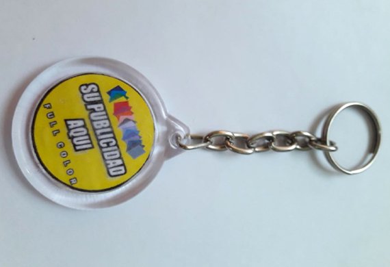 Llavero de acrílico para publicidad